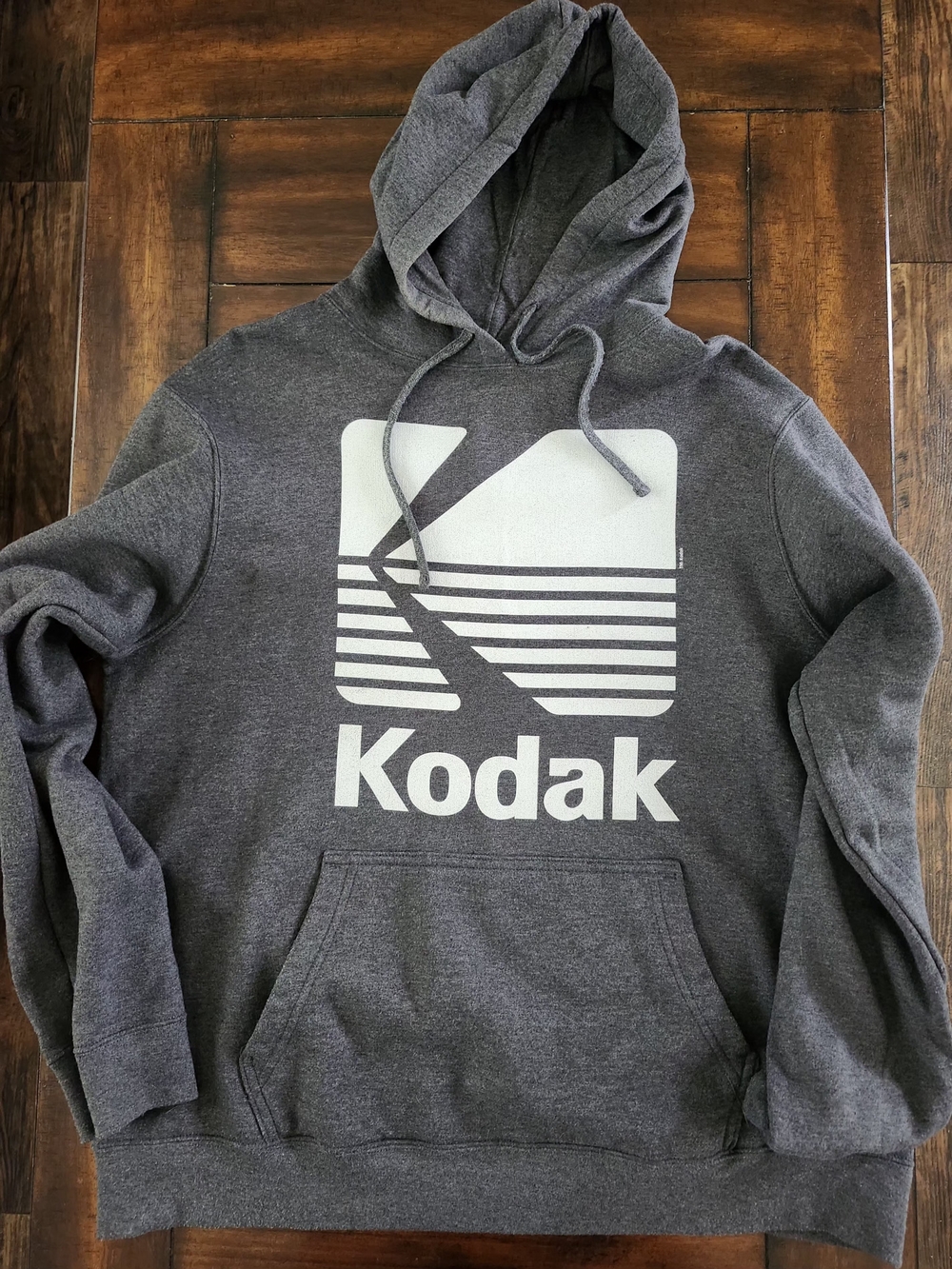 Kodak Gray Hoodie with White Logo